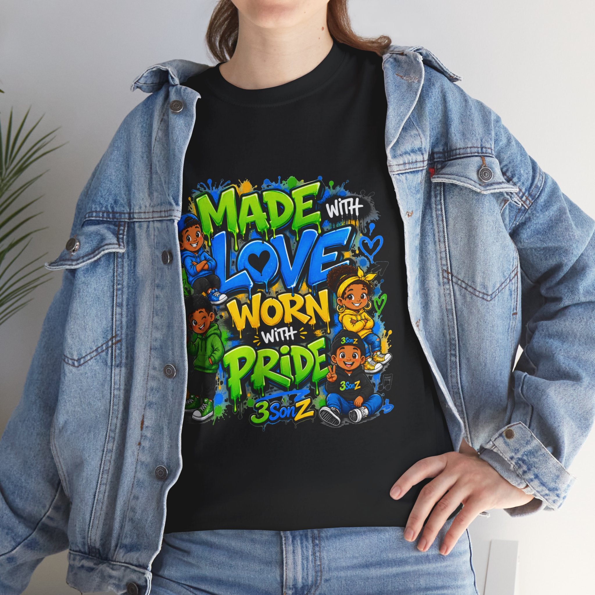 Made With Love Worn With Pride T-Shirt