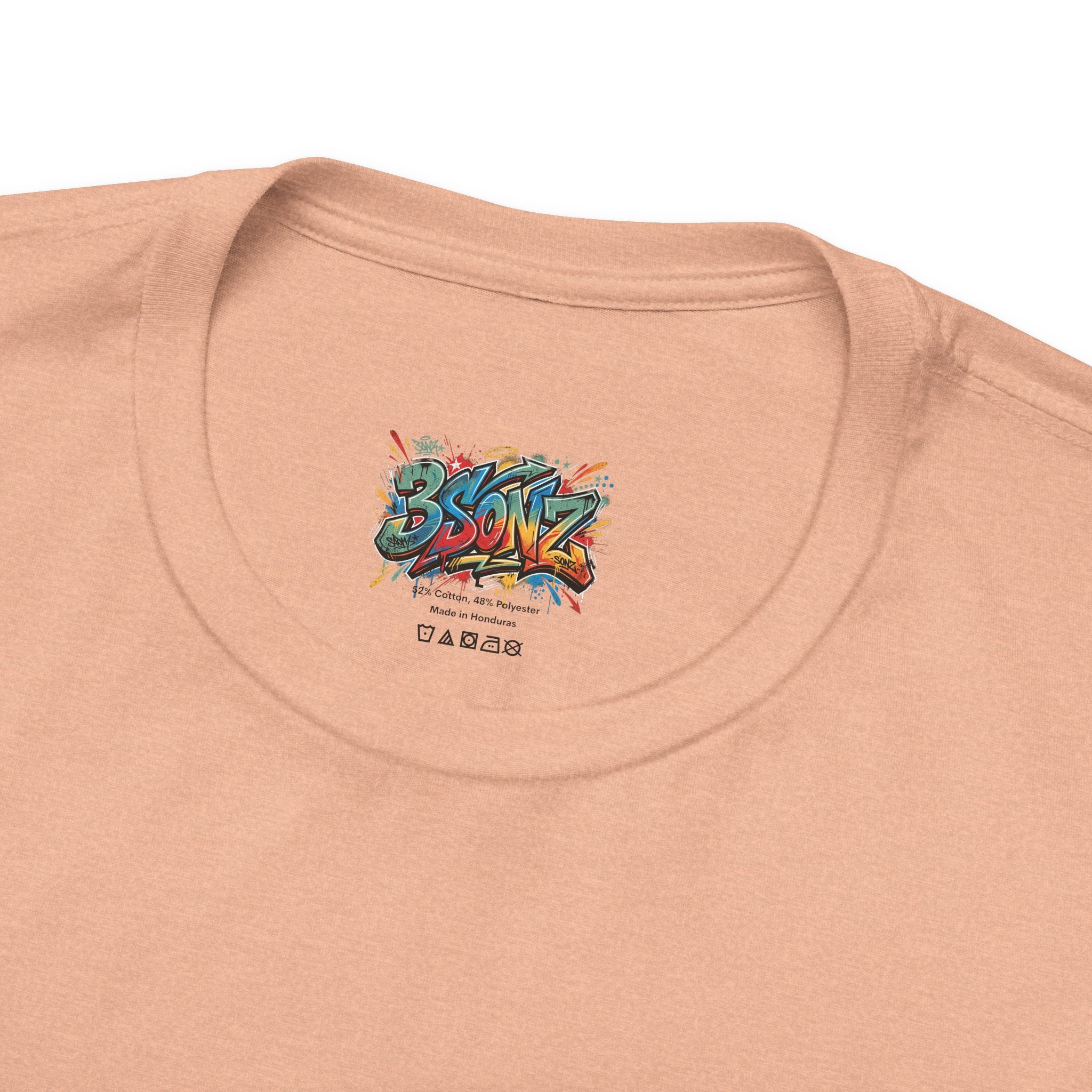 3Sonz Kids Illustration Tee | Siblings Cartoon Portrait T-Shirt