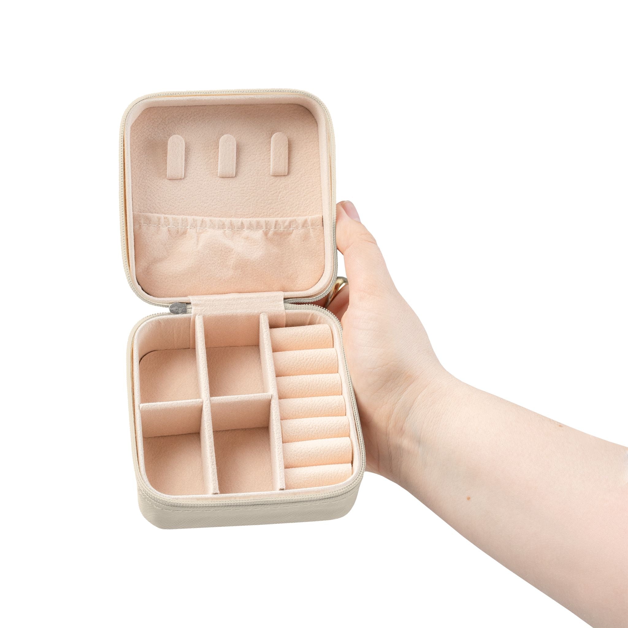 art lover boutique Jewelry Travel Case | Compact Jewelry Organizer, Ring & Earring Storage