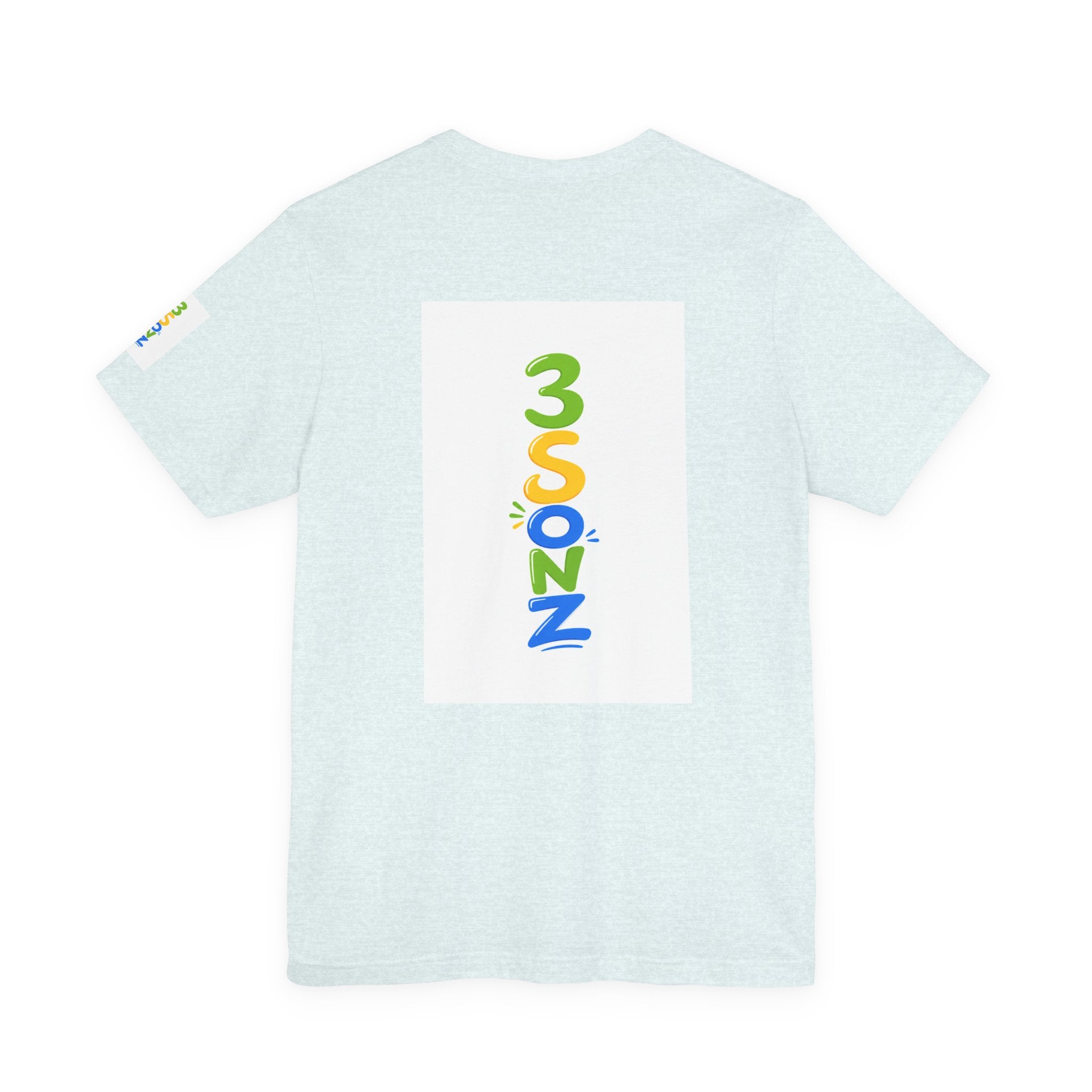 3Sonz Kids Illustration Tee | Siblings Cartoon Portrait T-Shirt