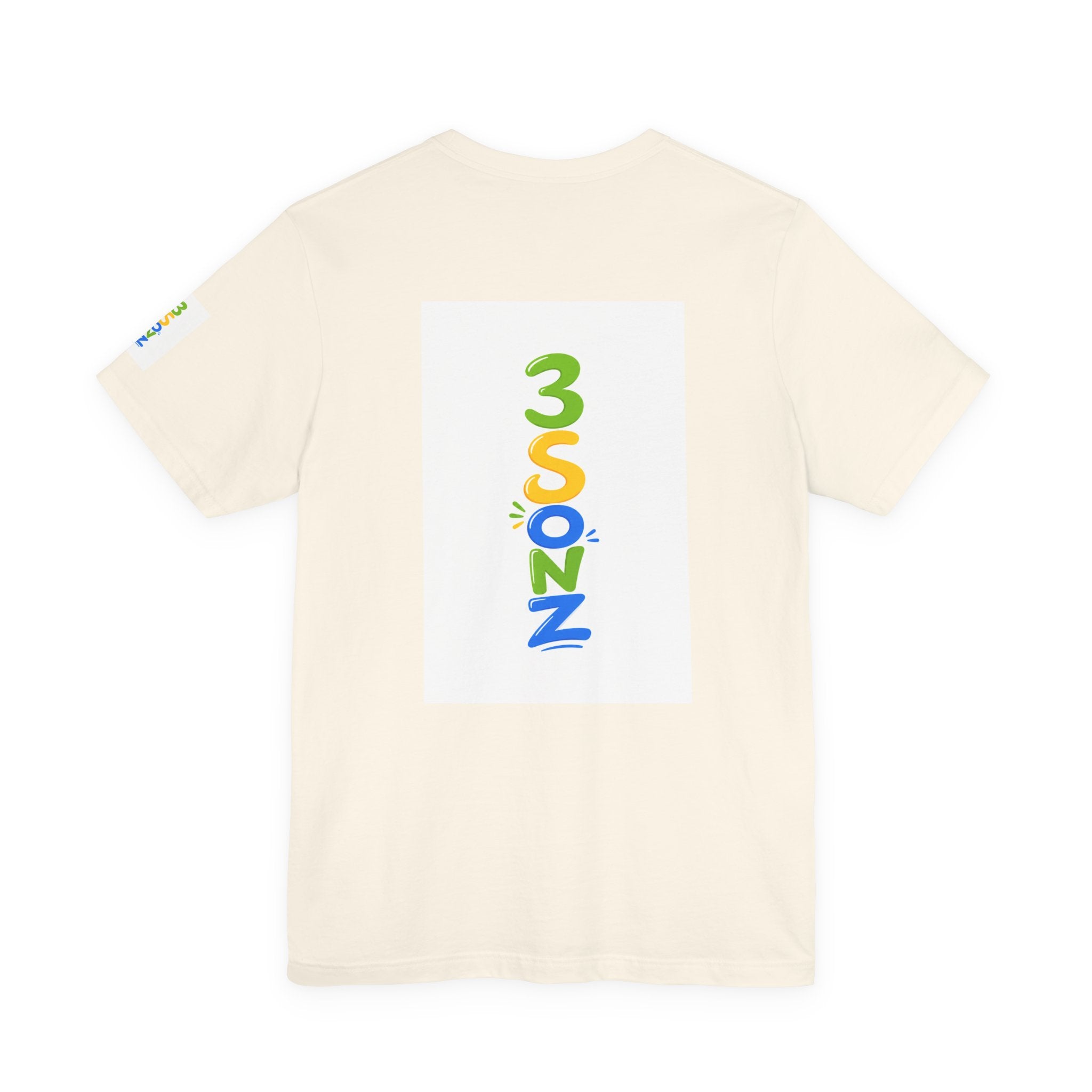 3Sonz Kids Illustration Tee | Siblings Cartoon Portrait T-Shirt