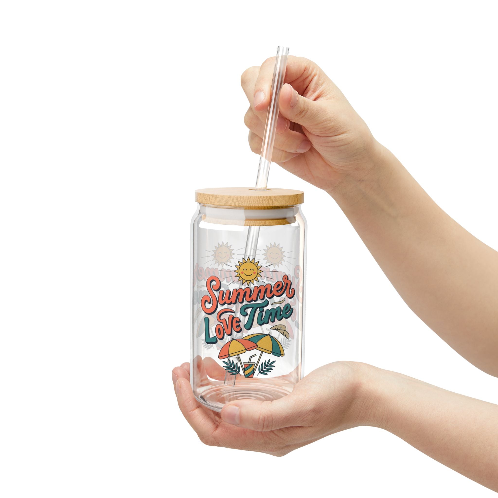 Summer Lovin' Time Sipper Glass | 16oz