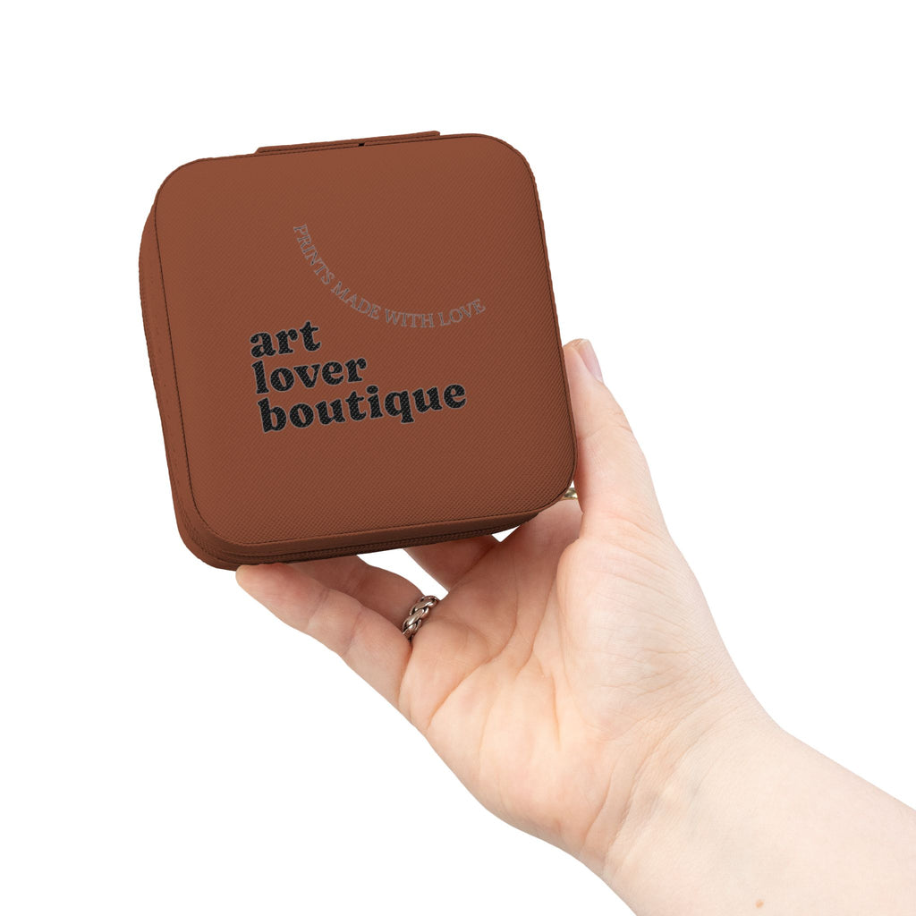 art lover boutique Jewelry Travel Case | Compact Jewelry Organizer, Ring & Earring Storage