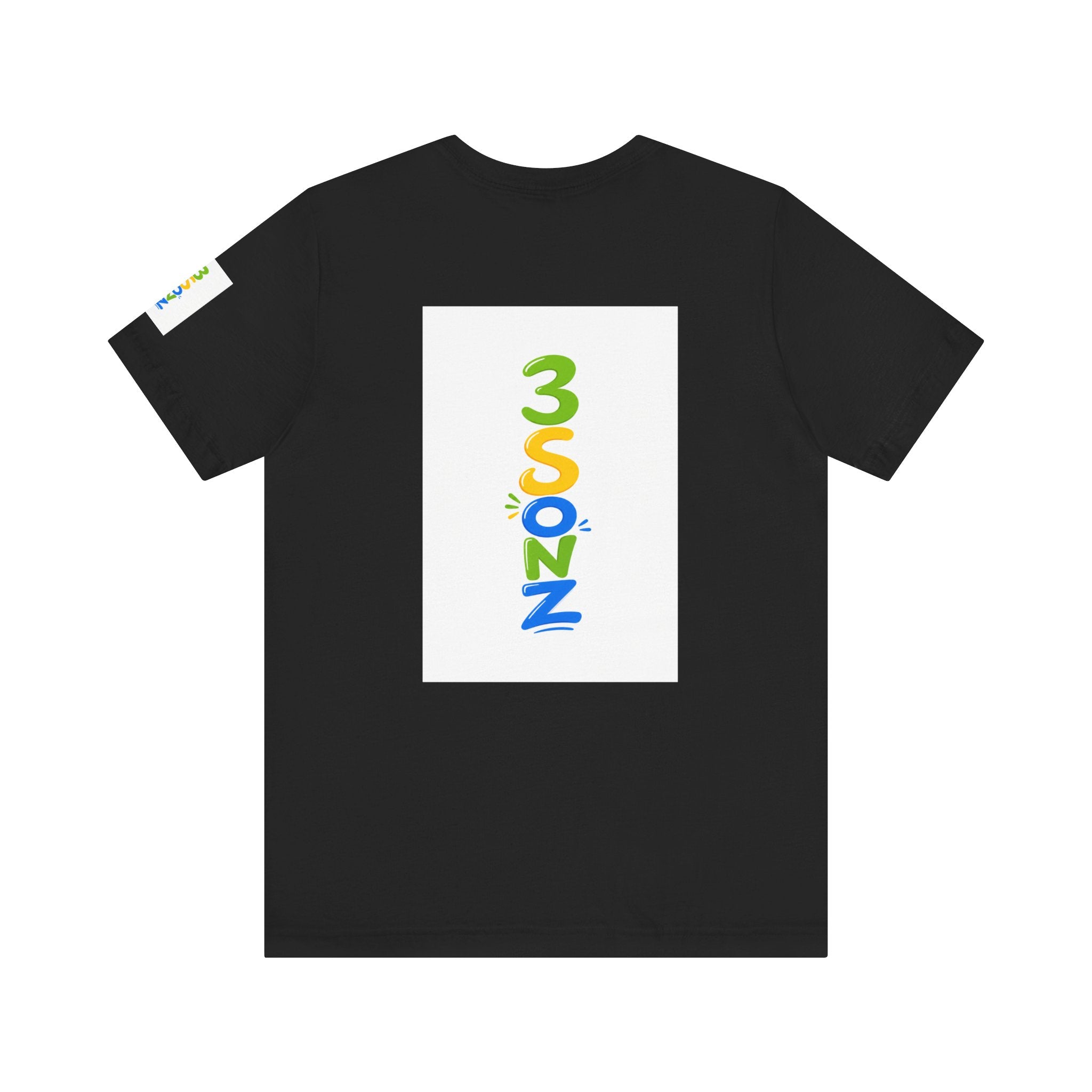 3Sonz Kids Illustration Tee | Siblings Cartoon Portrait T-Shirt