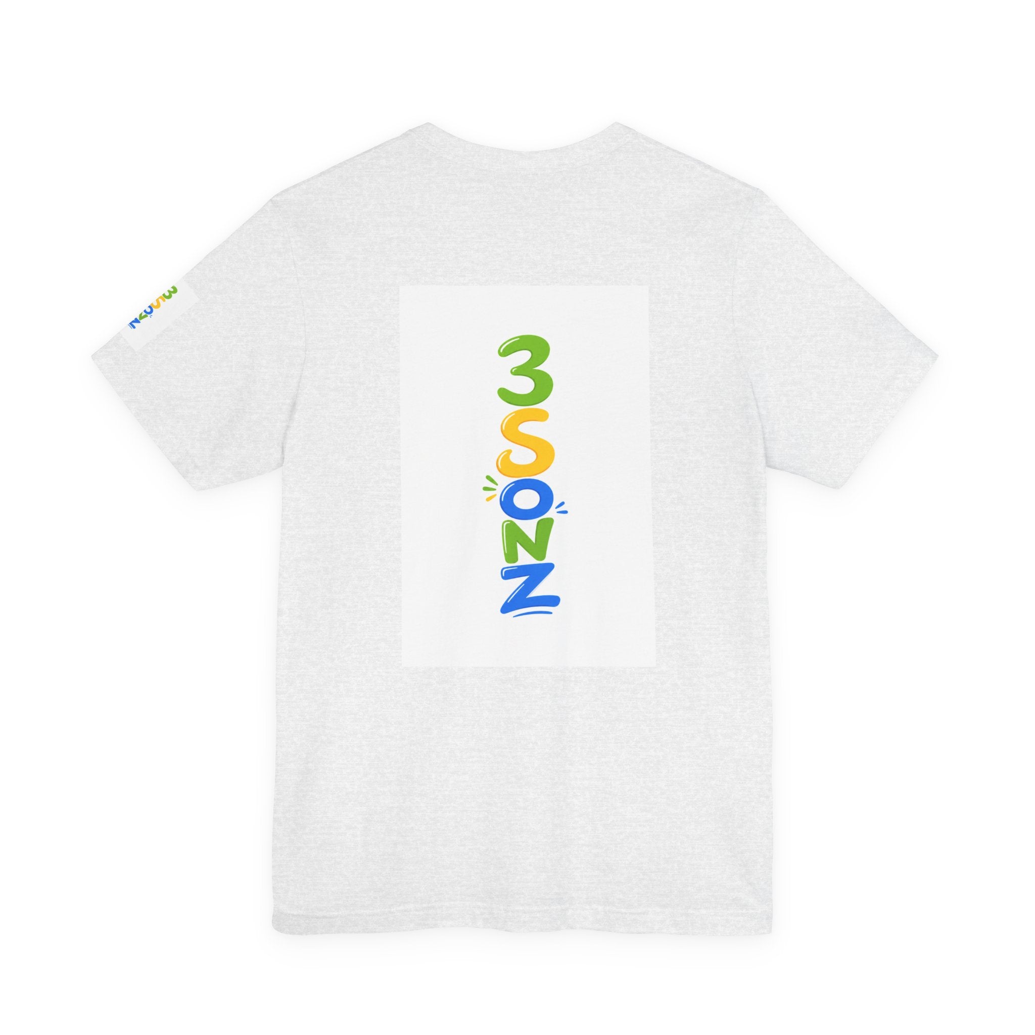 3Sonz Kids Illustration Tee | Siblings Cartoon Portrait T-Shirt