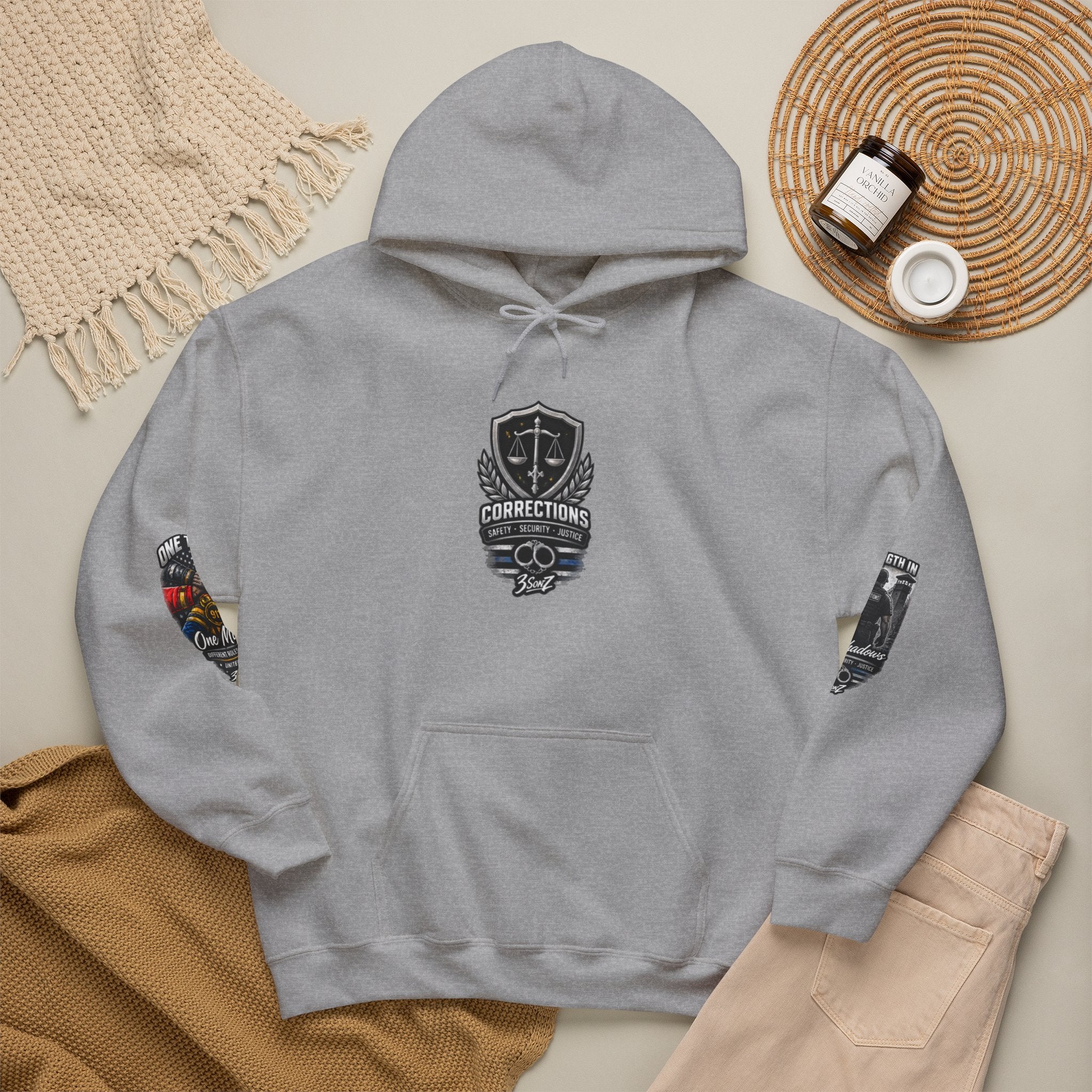 Corrections Department Shield Hoodie