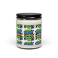 Scented Soy Candle — "Made with Love, Worn with Pride" Pride Pattern, 9oz