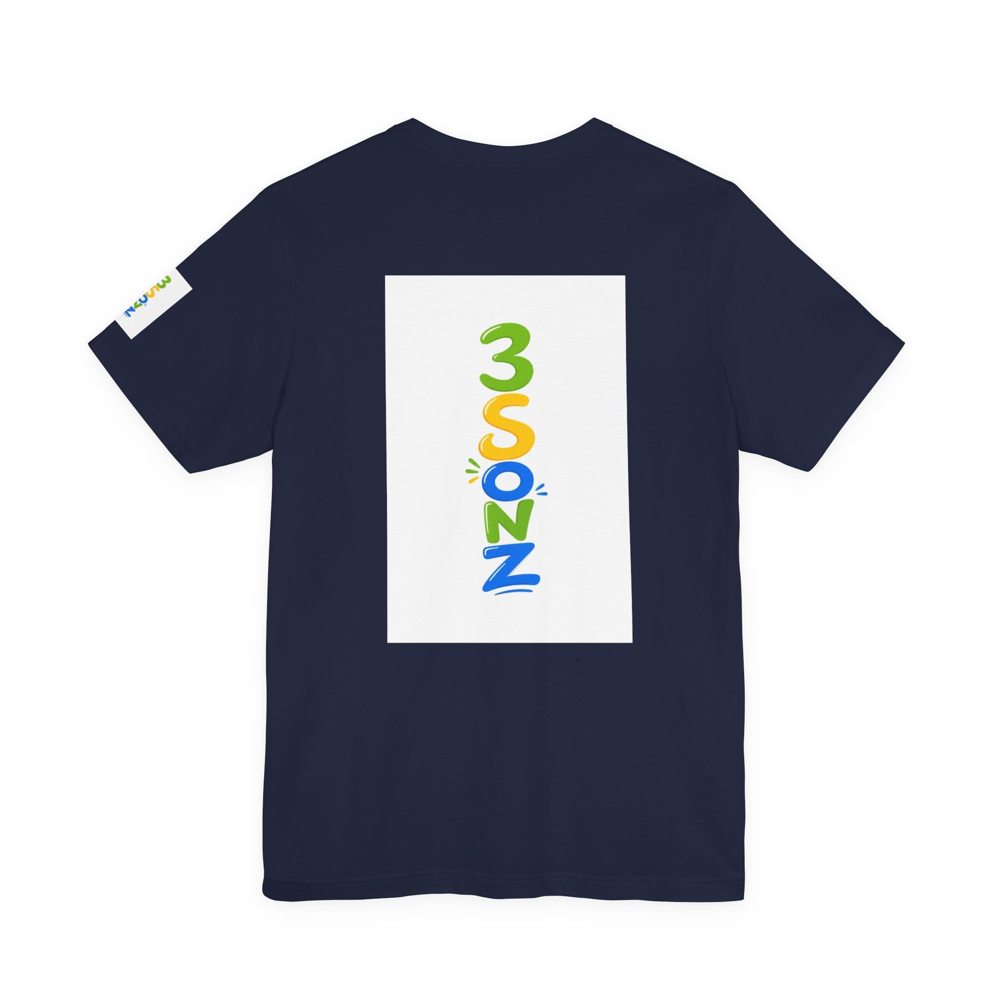 3Sonz Kids Illustration Tee | Siblings Cartoon Portrait T-Shirt