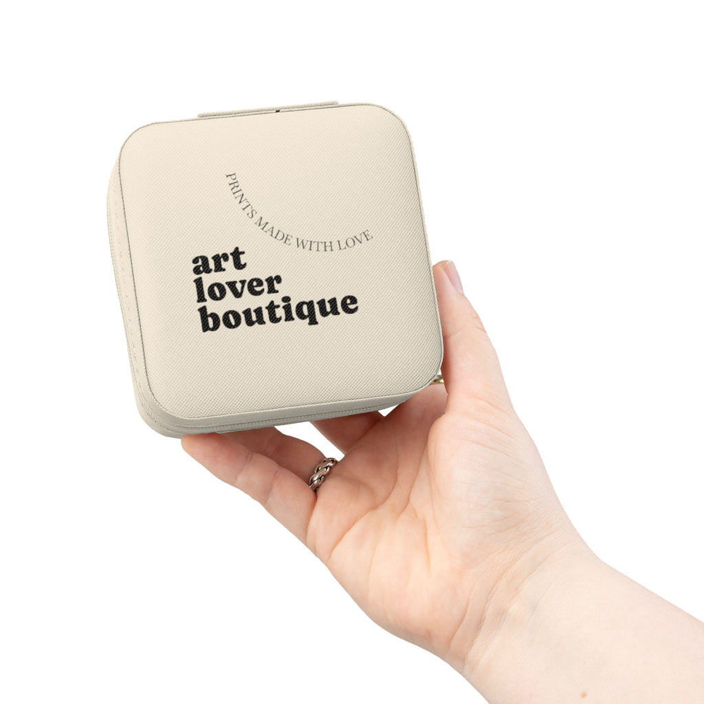 art lover boutique Jewelry Travel Case | Compact Jewelry Organizer, Ring & Earring Storage