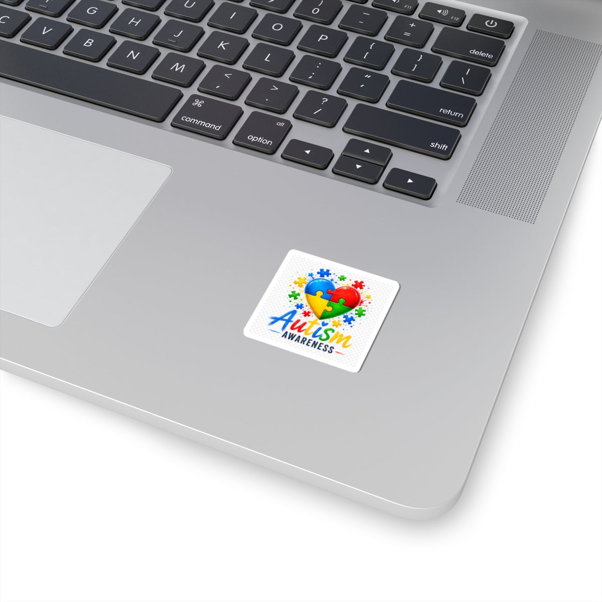 Autism Awareness Puzzle Heart Kiss-Cut Stickers | Colorful Advocacy Decal
