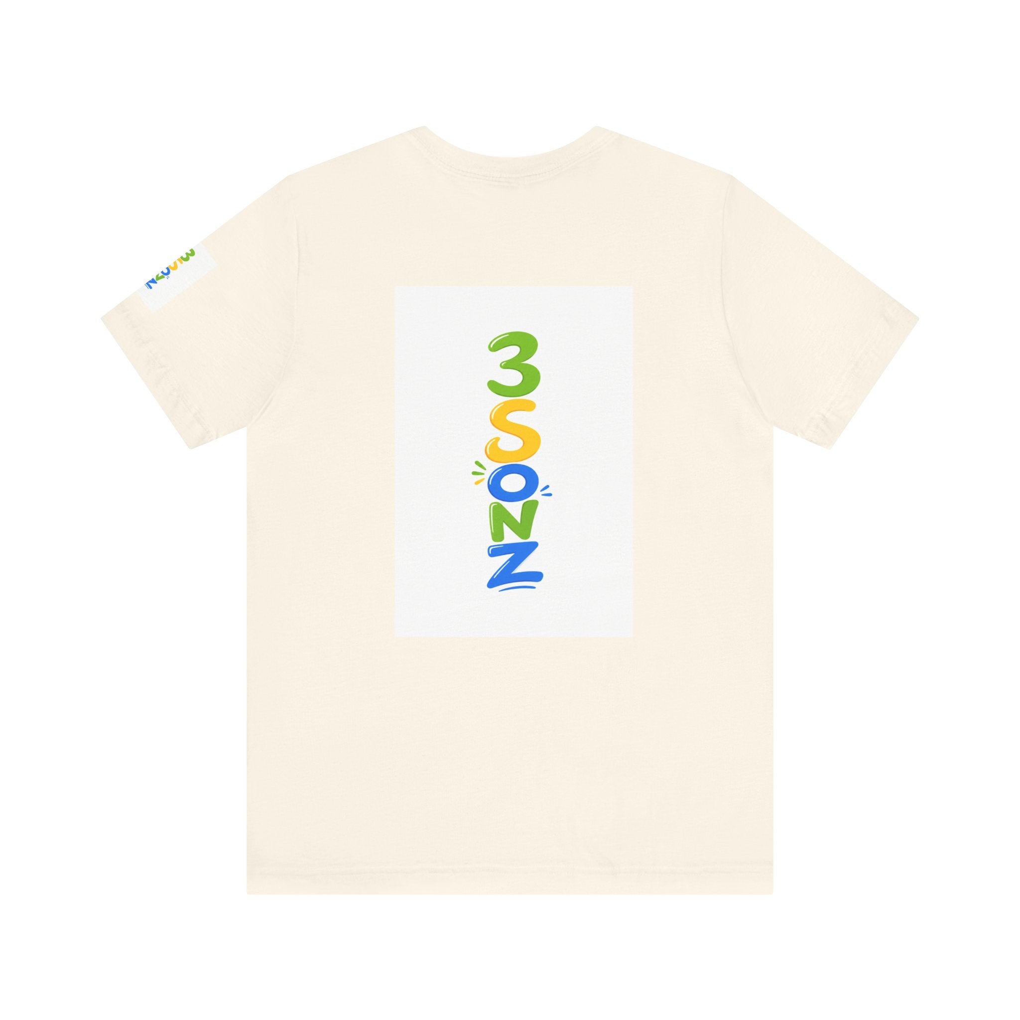 3Sonz Kids Illustration Tee | Siblings Cartoon Portrait T-Shirt