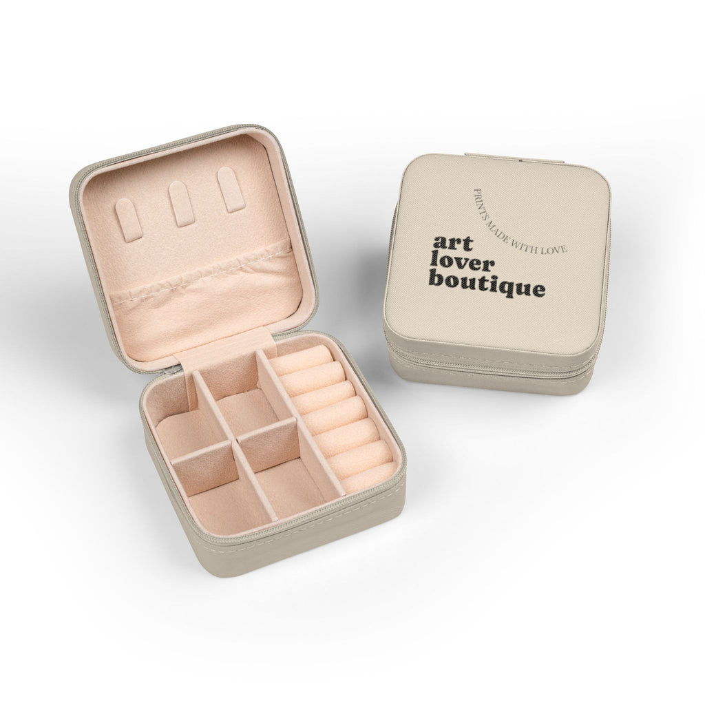 art lover boutique Jewelry Travel Case | Compact Jewelry Organizer, Ring & Earring Storage