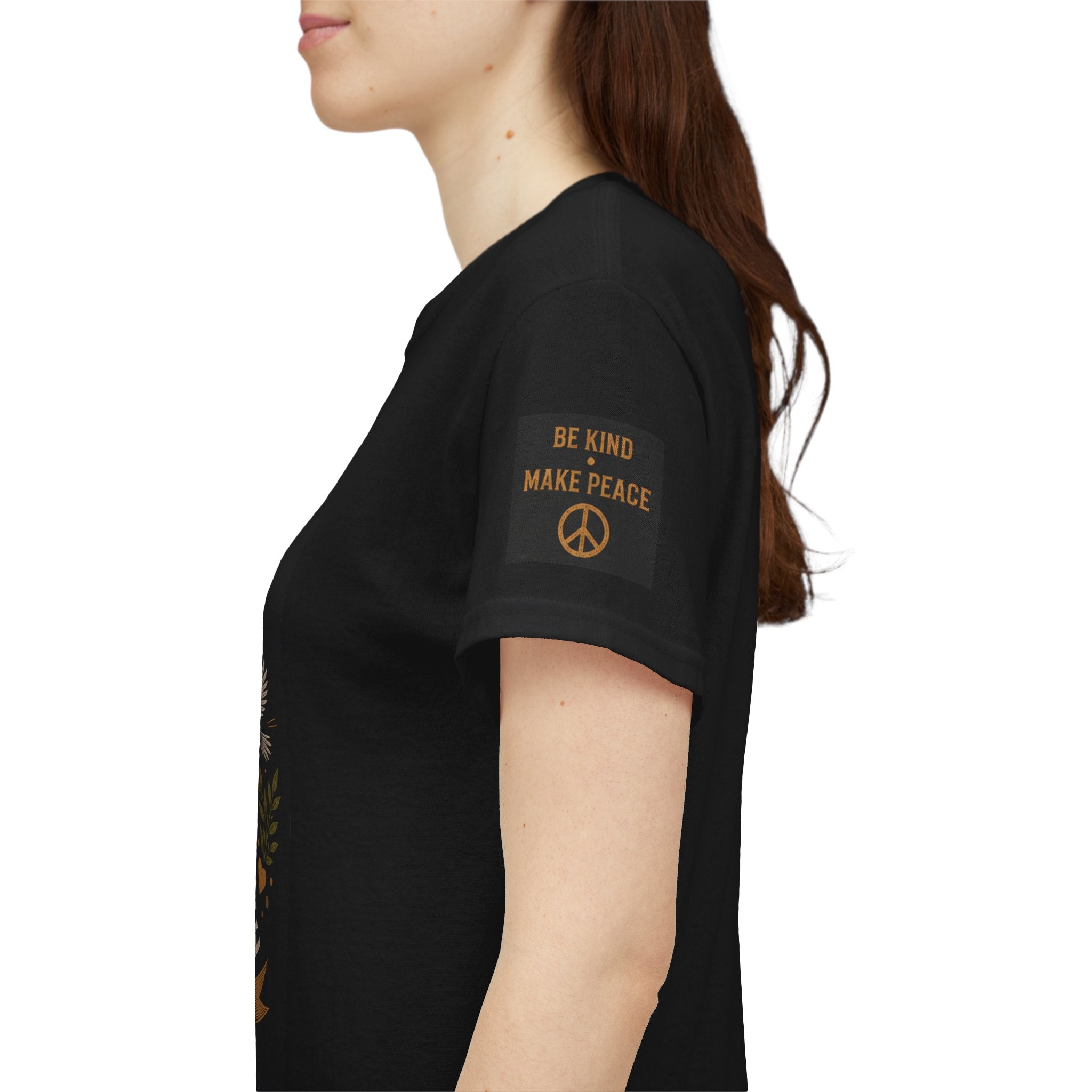 We Are All Human Earth Illustration T-Shirt | Peace, Unity, Be Kind