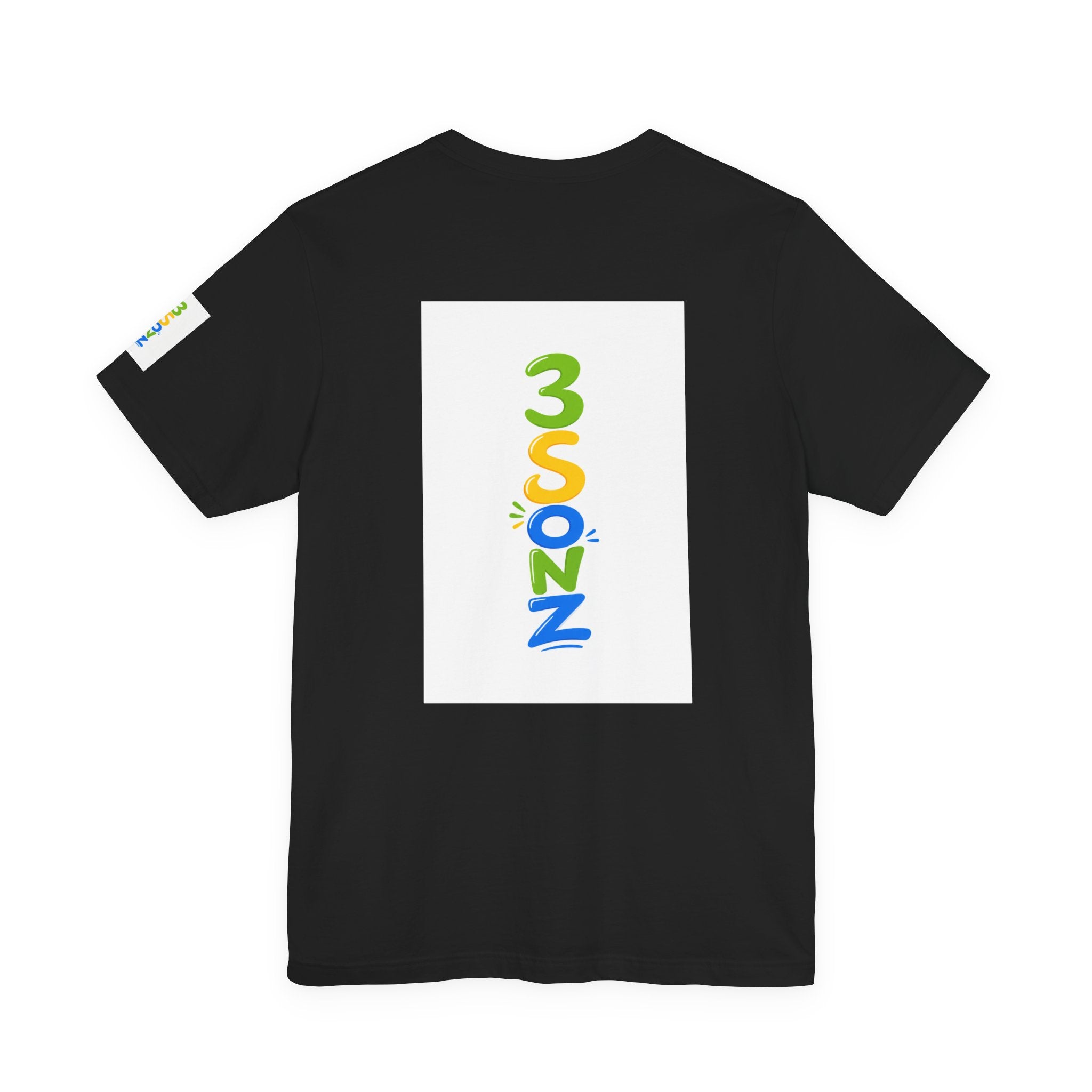 3Sonz Kids Illustration Tee | Siblings Cartoon Portrait T-Shirt
