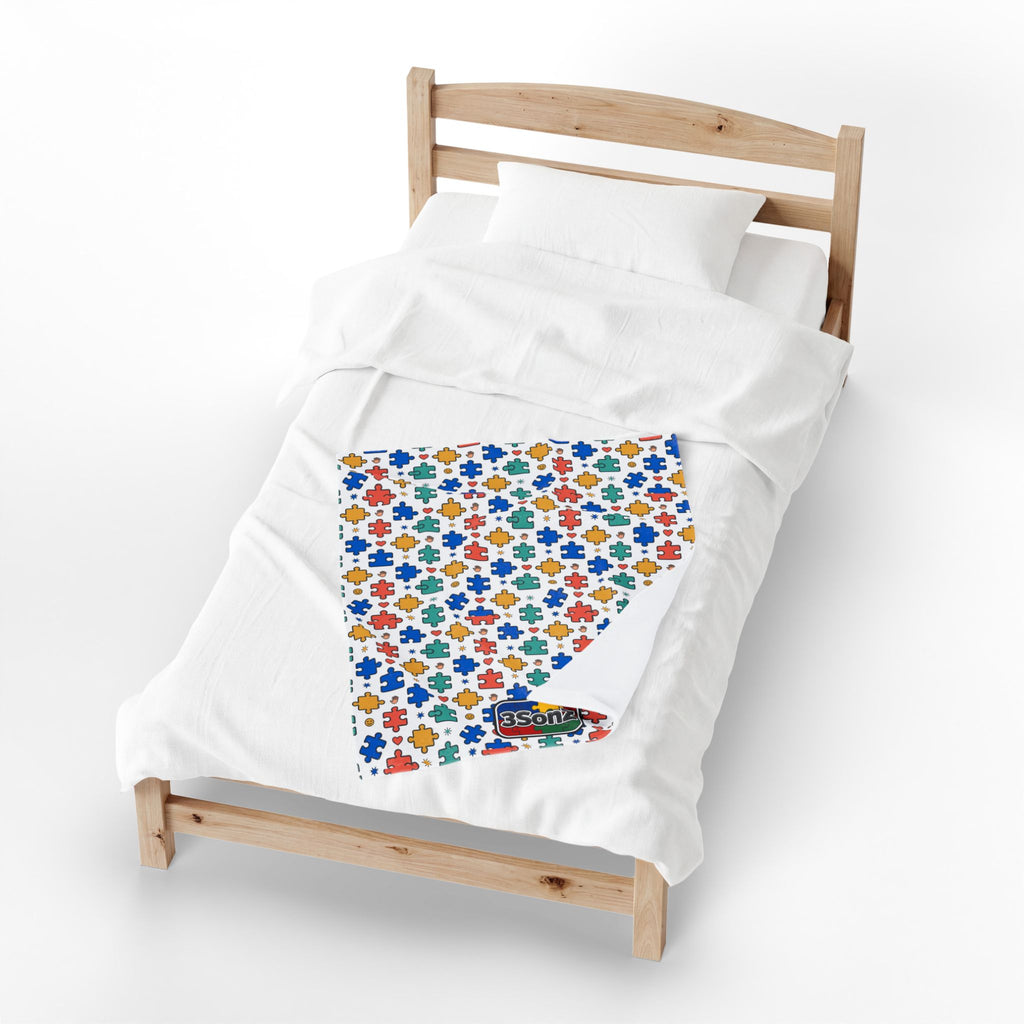 3SonZ Autism Line blanket