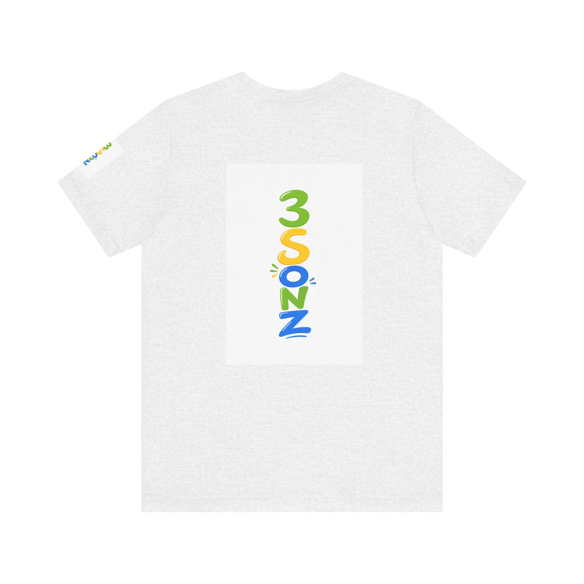 3Sonz Kids Illustration Tee | Siblings Cartoon Portrait T-Shirt