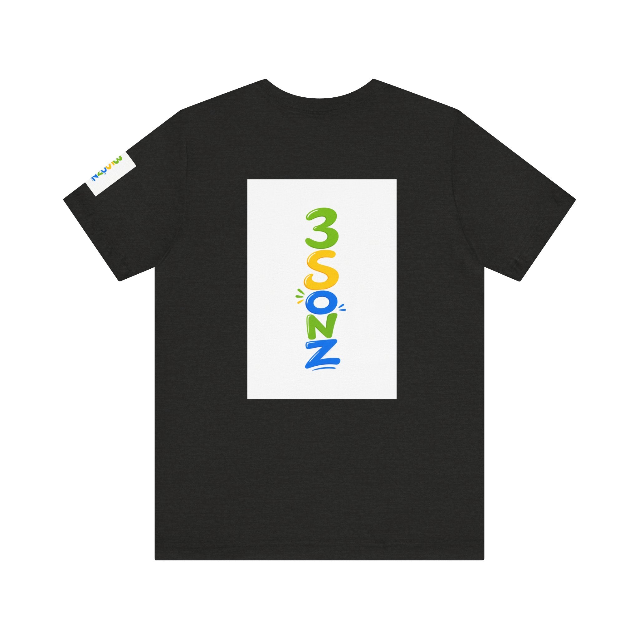 3Sonz Kids Illustration Tee | Siblings Cartoon Portrait T-Shirt