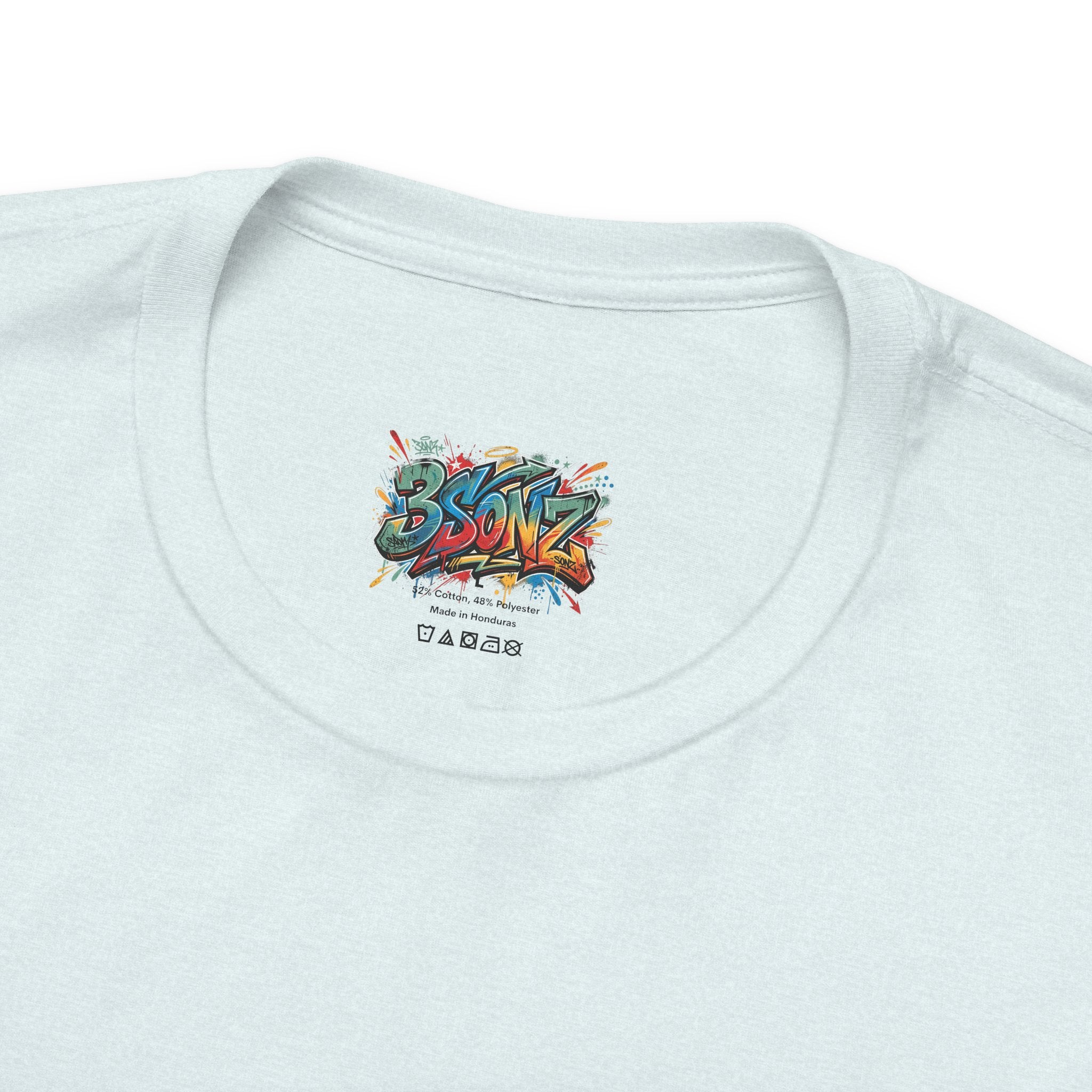 3Sonz Kids Illustration Tee | Siblings Cartoon Portrait T-Shirt