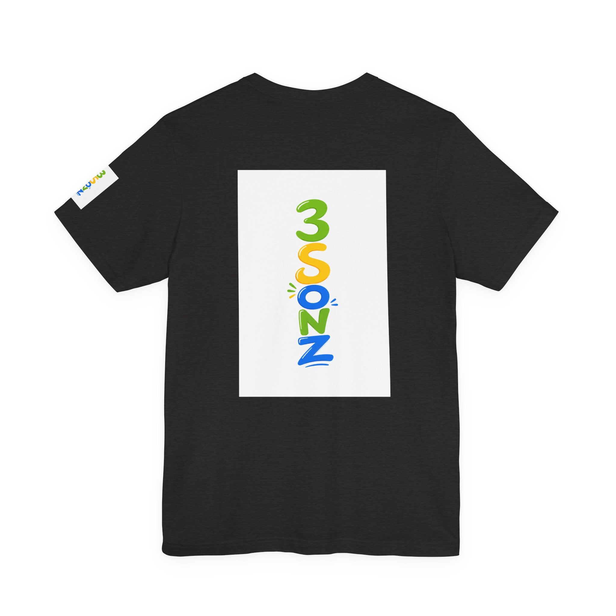 3Sonz Kids Illustration Tee | Siblings Cartoon Portrait T-Shirt