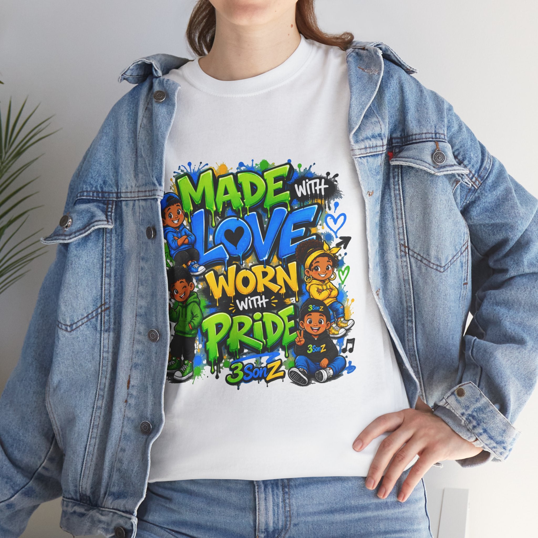 Made With Love Worn With Pride T-Shirt