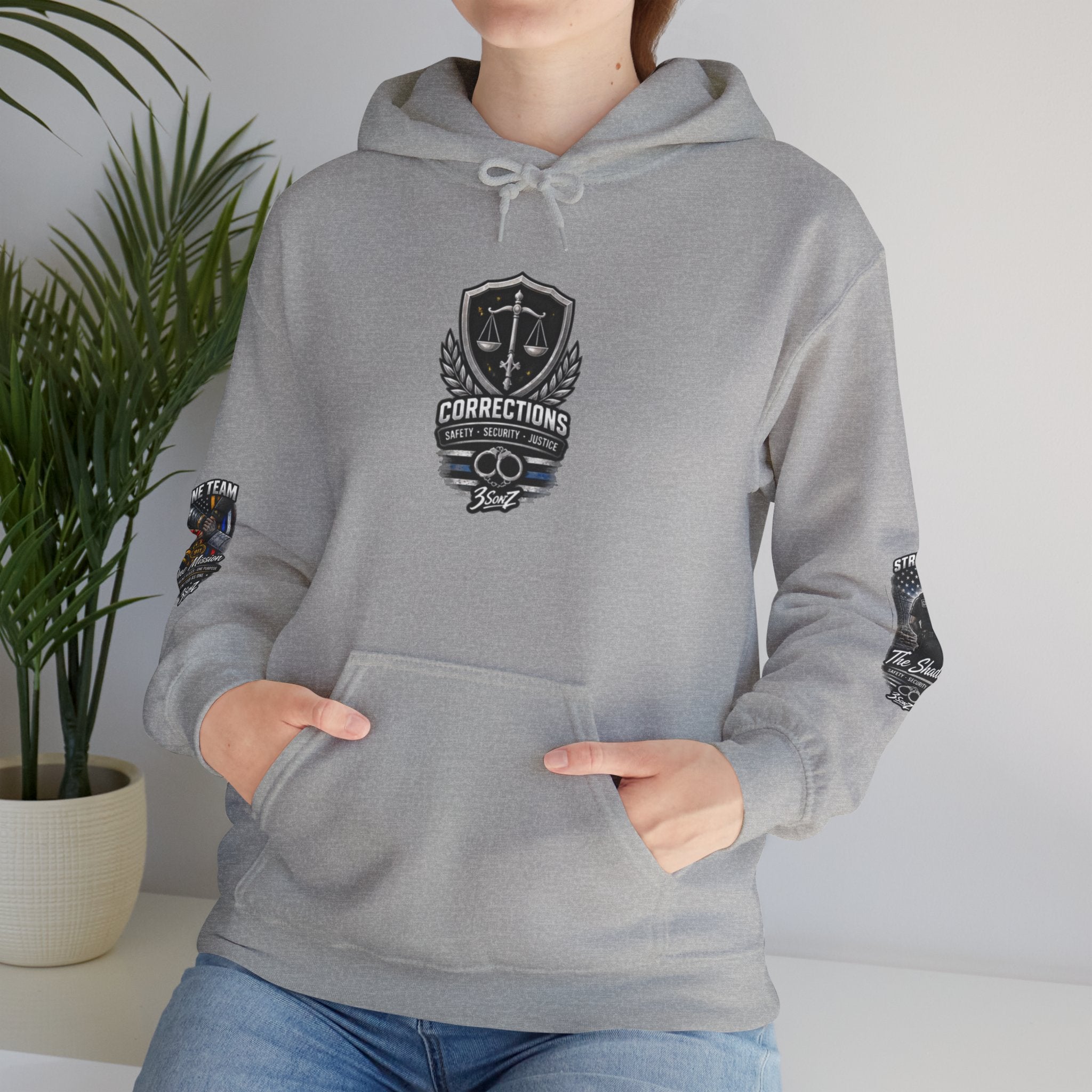 Corrections Department Shield Hoodie