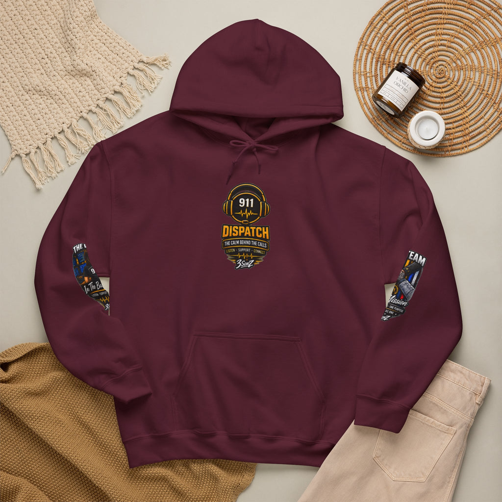 911 Dispatch Badge Hoodie | Weve Got Each Others Back Emergency Services Pullover
