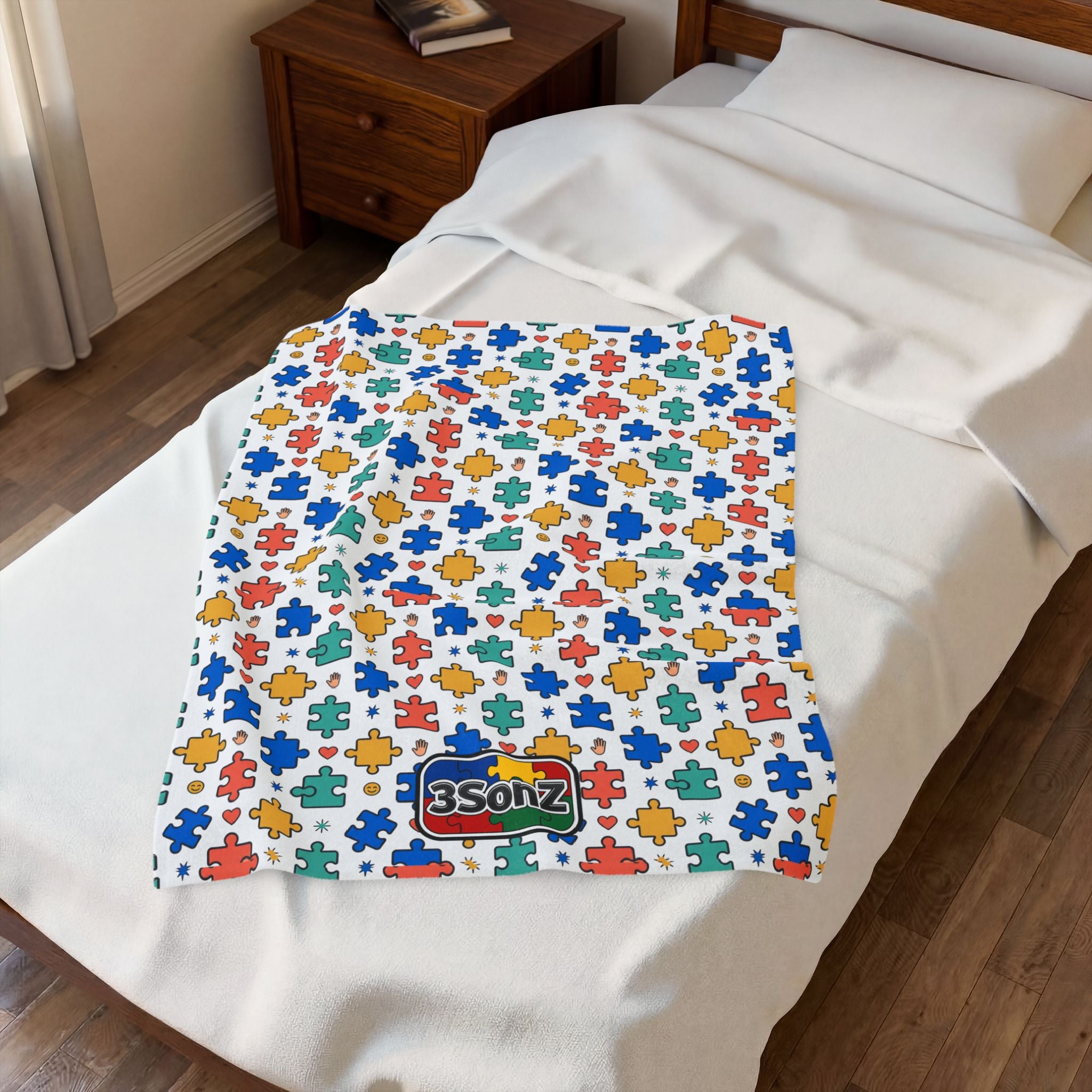3SonZ Autism Line blanket
