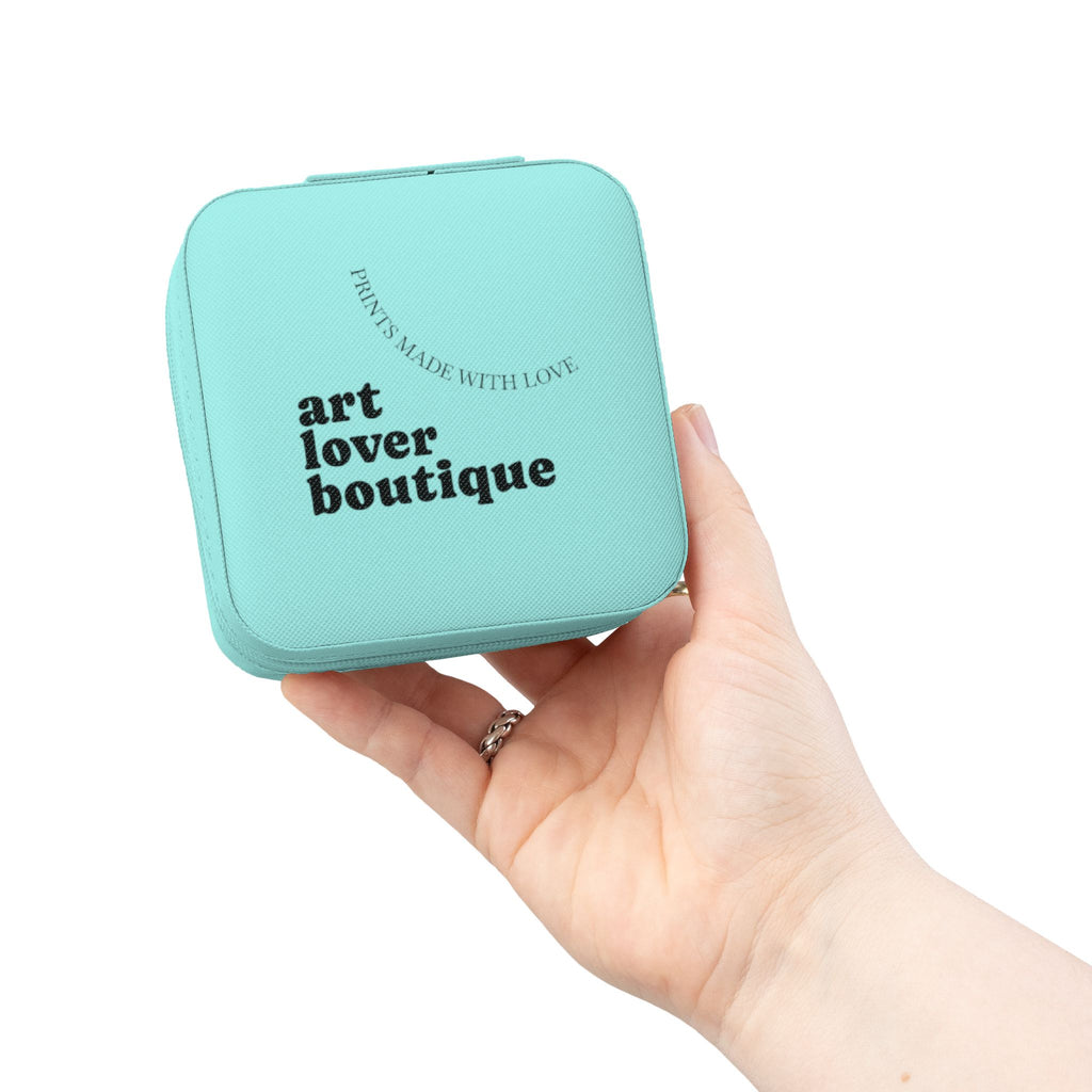 art lover boutique Jewelry Travel Case | Compact Jewelry Organizer, Ring & Earring Storage