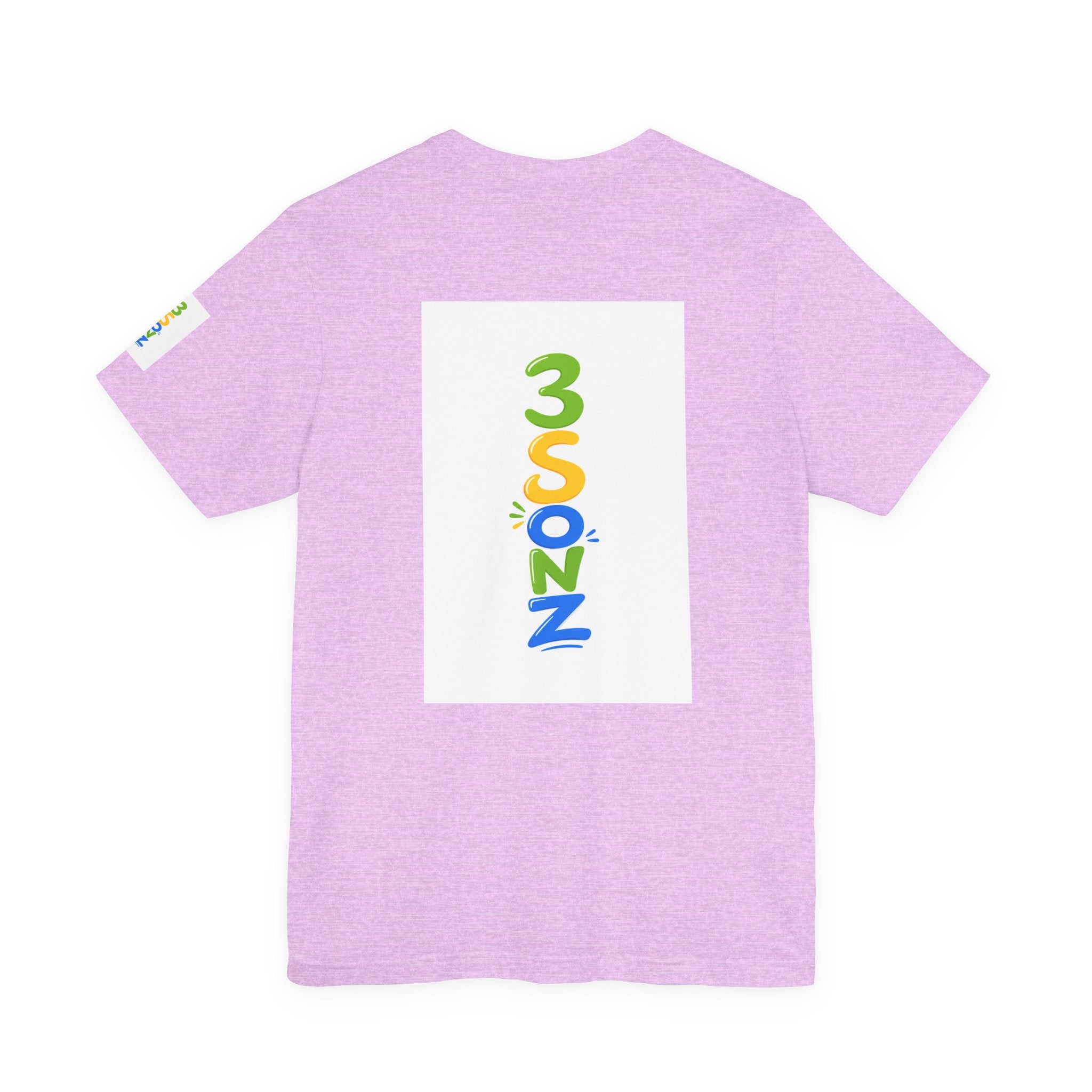 3Sonz Kids Illustration Tee | Siblings Cartoon Portrait T-Shirt