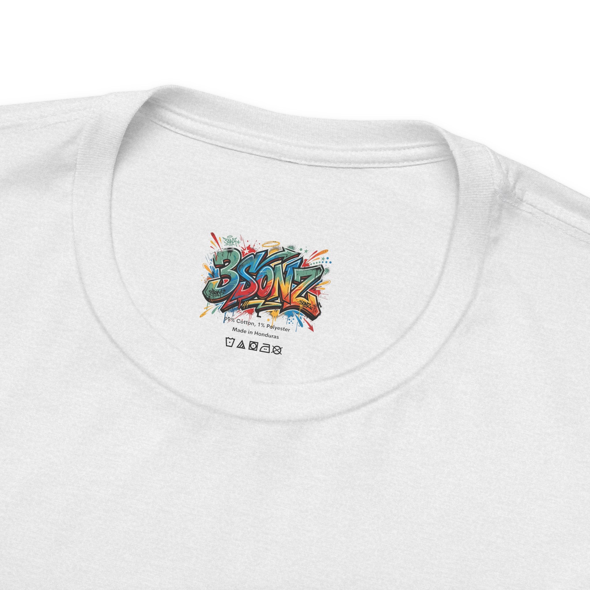3Sonz Kids Illustration Tee | Siblings Cartoon Portrait T-Shirt