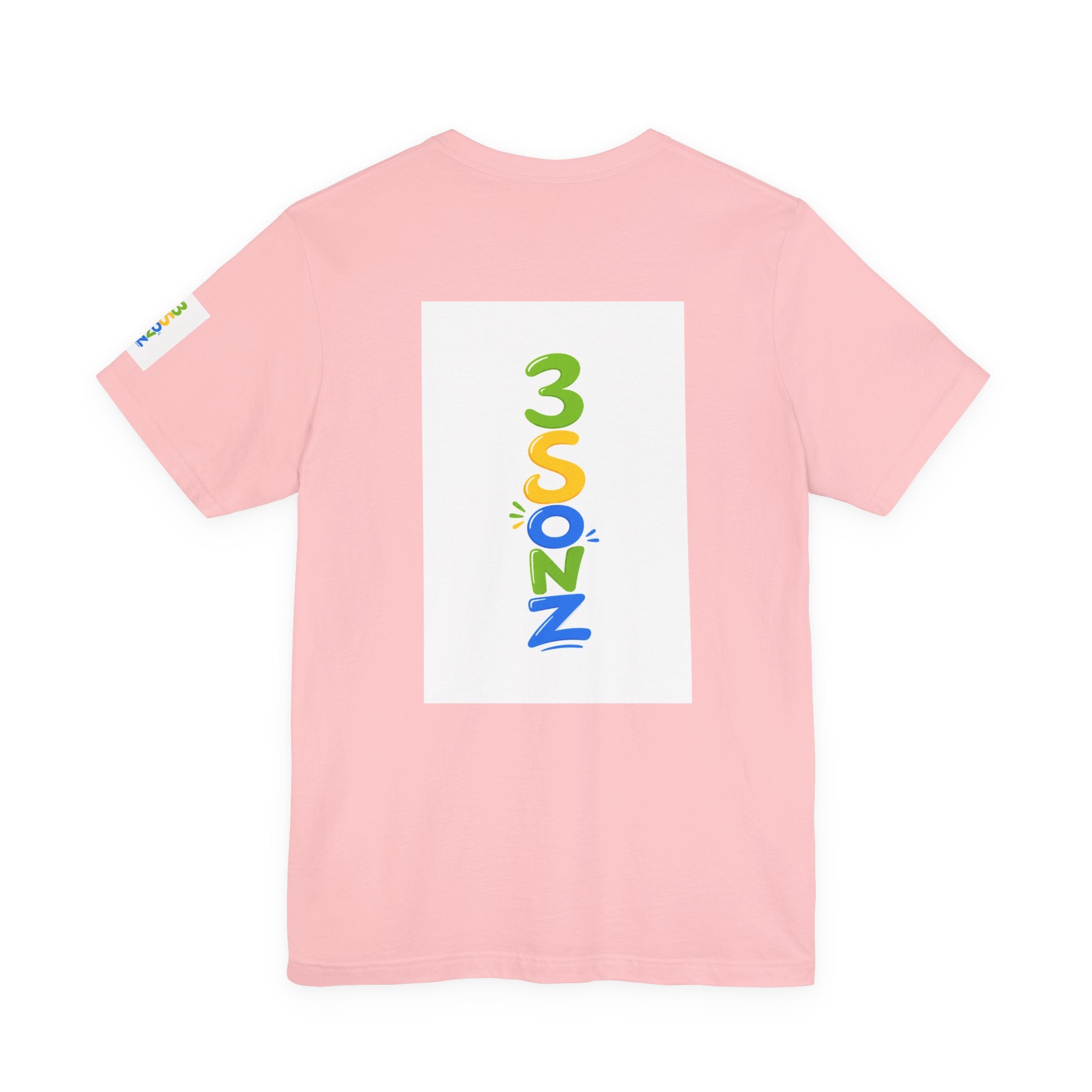 3Sonz Kids Illustration Tee | Siblings Cartoon Portrait T-Shirt