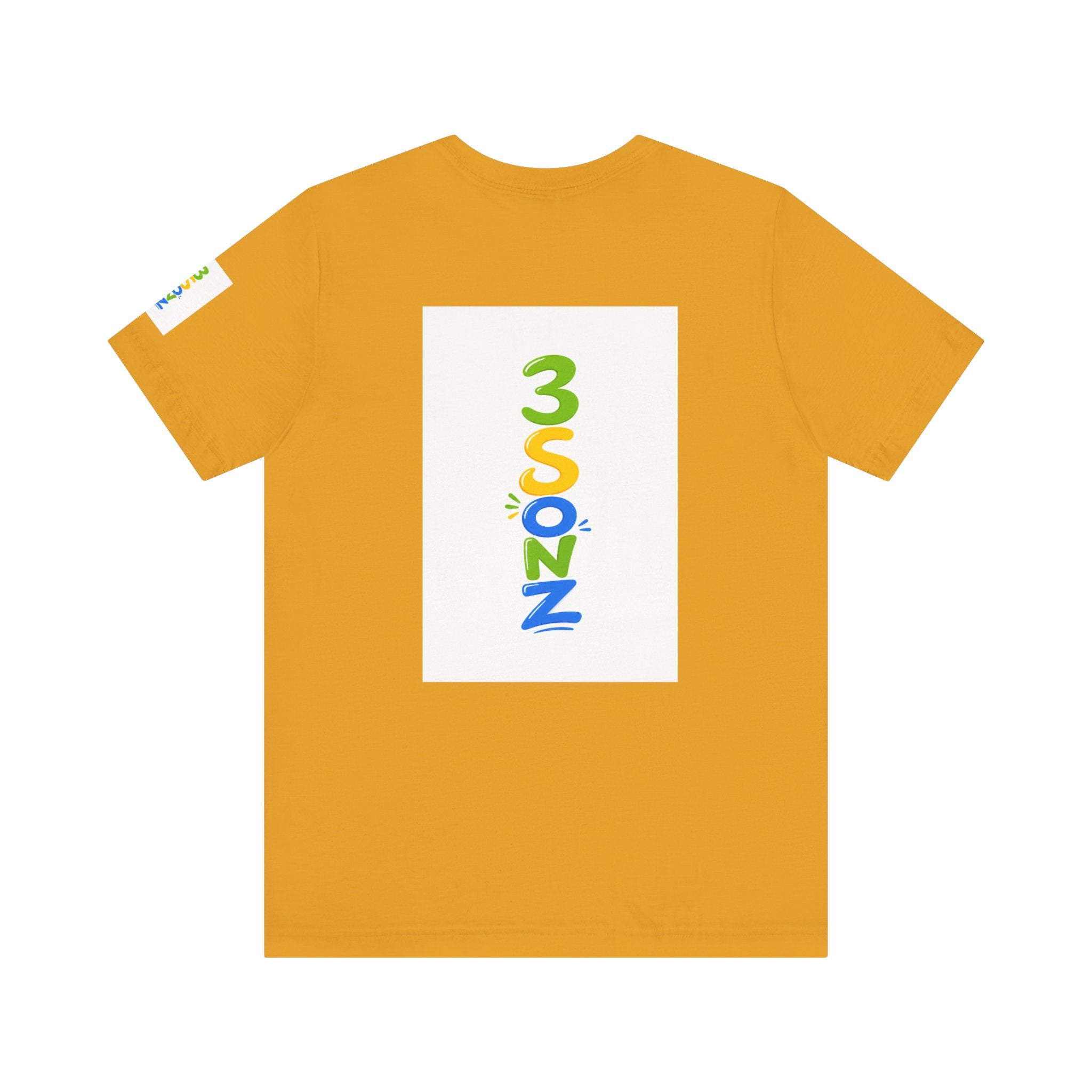 3Sonz Kids Illustration Tee | Siblings Cartoon Portrait T-Shirt